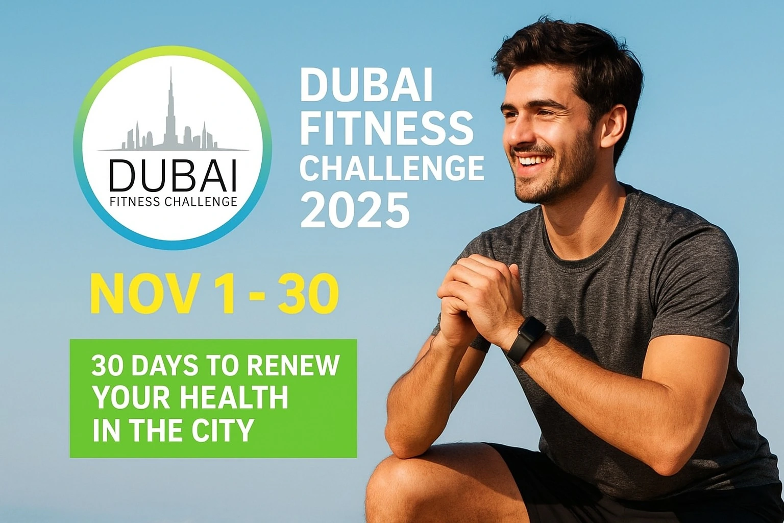 Dubai Fitness Challenge 2025: 30 Days to Renew Your Health in the City