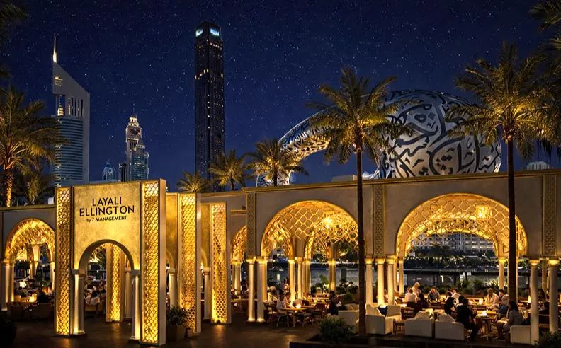 moonlight market at plaza dubai